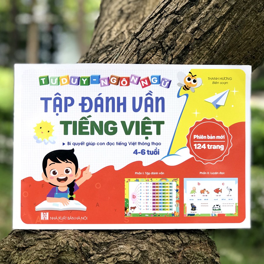 Sách - Tập Đánh Vần Tiếng Việt - Bí Quyết Giúp Con Đọc Tiếng Việt Thông Thạo 4-6 tuổi (Phiên bản 124 trang) | BigBuy360 - bigbuy360.vn