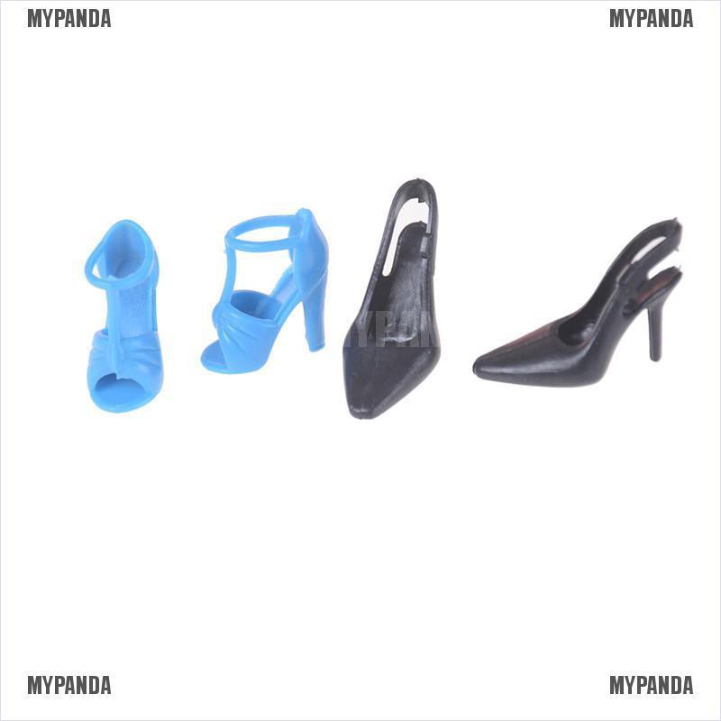 Set 12 đôi giày cao gót sành điệu độc đáo cho búp bê