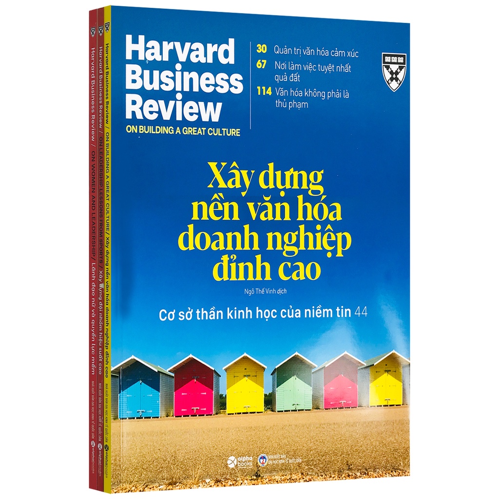 Sách - HBR Lãnh Đạo Và Văn Hóa Doanh Nghiệp - Ấn phẩm nổi tiếng về kỹ năng đến từ Harvard Business Review (Bộ 3 quyển)