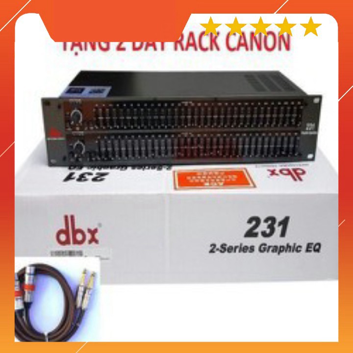 Lọc xì DBX 231 chất lượng cao tặng 2 dây canon