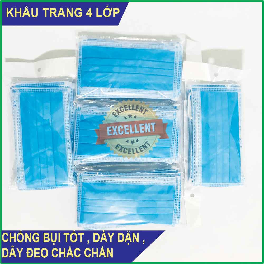 Hộp 50 Khẩu Trang Y Tế 4 Lớp Ngọc Tài(Kiểm Duyệt Y Tế,Giấy Tờ Đầy Đủ, Kiểm Tra Hàng) | BigBuy360 - bigbuy360.vn