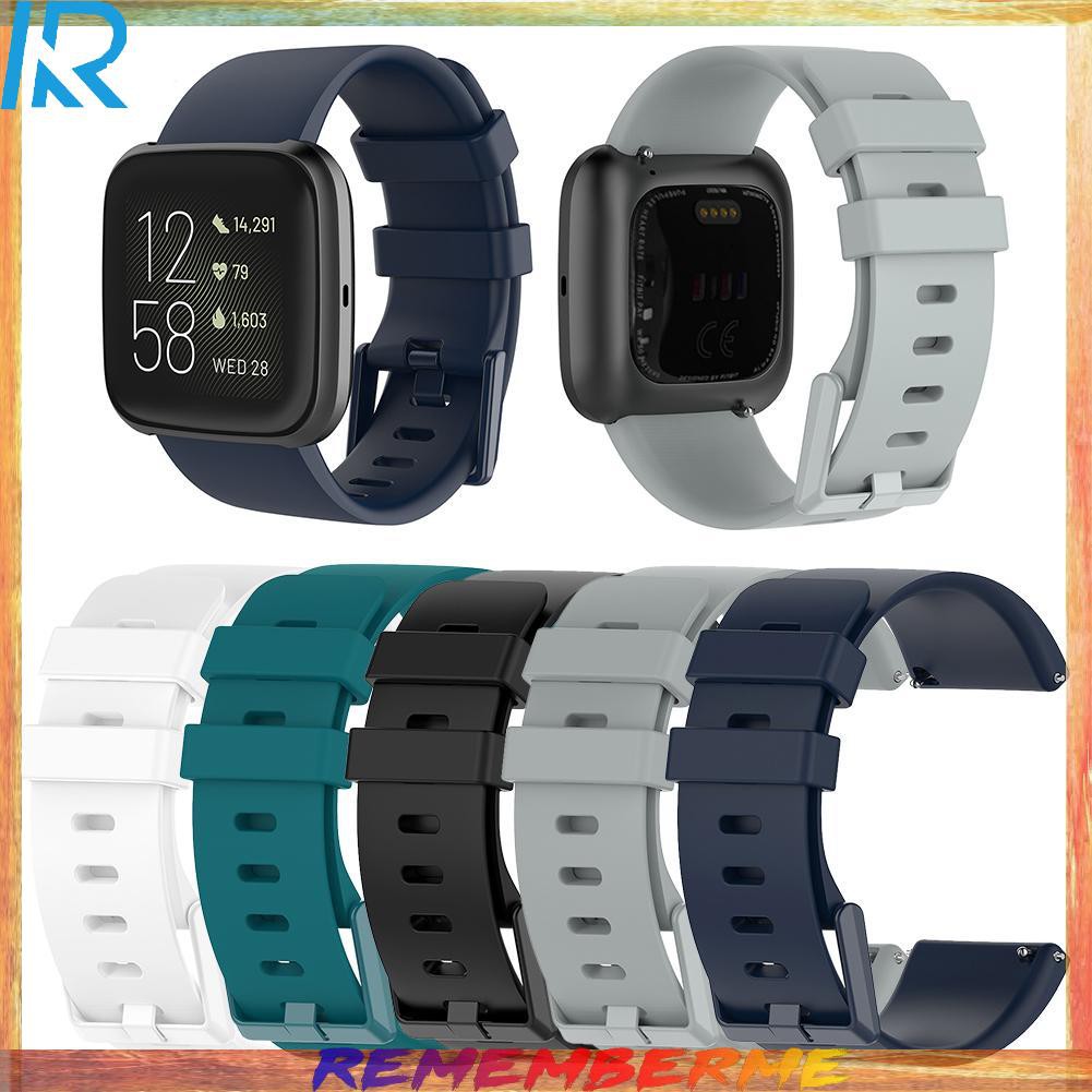 TPE Watch Band Bracelet Wrist Strap for Fitbit Versa 2/Versa/Versa Lite S