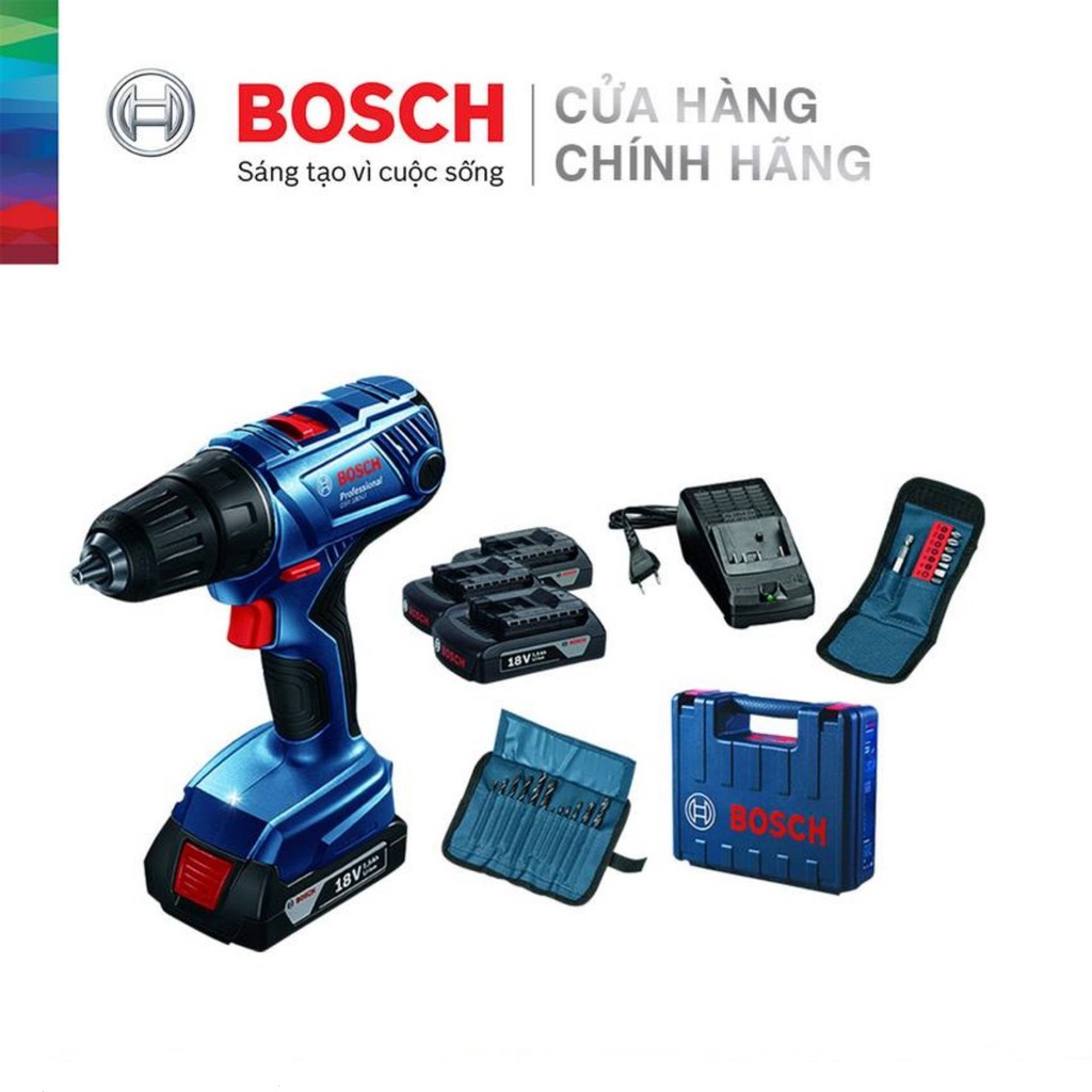 Máy khoan vặn vít dùng pin Bosch chính hãng GSR 180 -LI