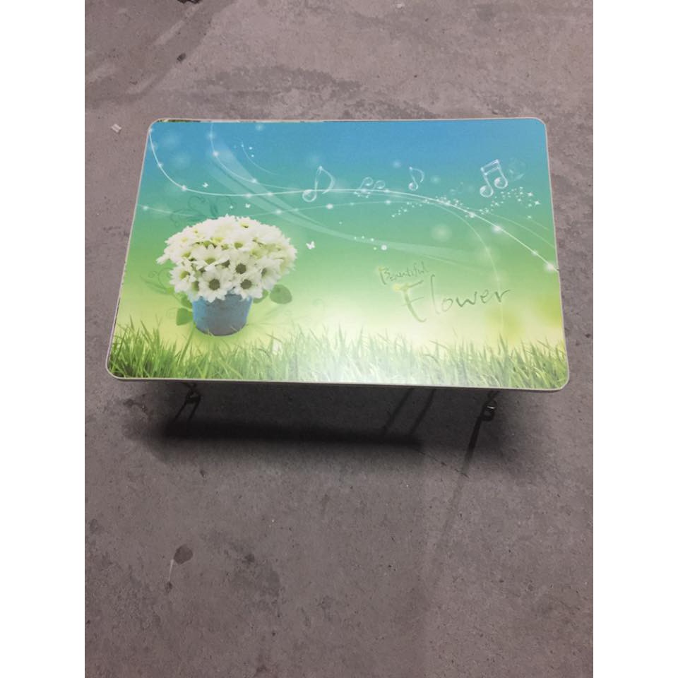bàn gấp sinh viên chân to vàng
