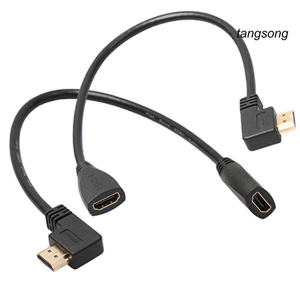 Cáp Chuyển Đổi Ts-90 Độ Sang Hdmi-Compatible Male Sang Hdmi-Compatible Female