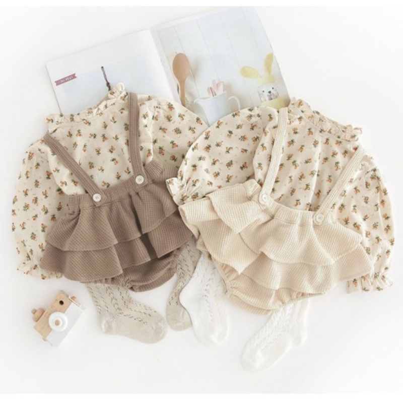 DANCING Set yếm kèm áo cho bé mã 54070