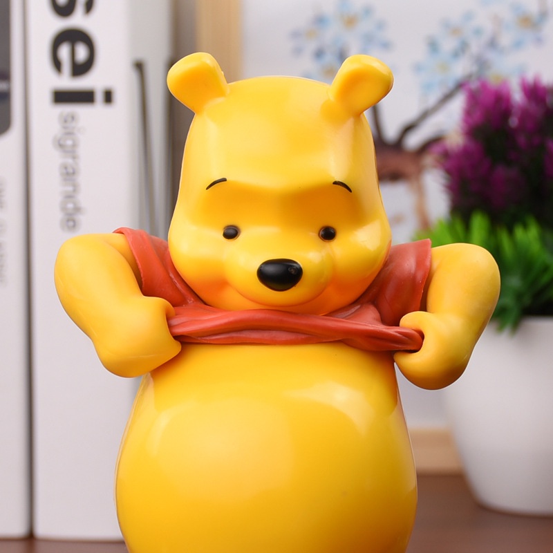 DISNEY Mới Mô Hình Gấu Pooh Để Bàn Trang Trí