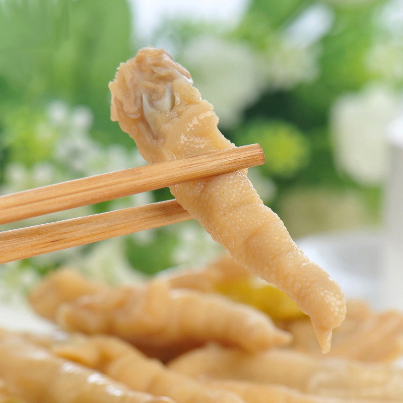 Chân gà yuyu, chân gà cay Trung Quốc, món ăn vặt, đồ ăn vặt ngon M02