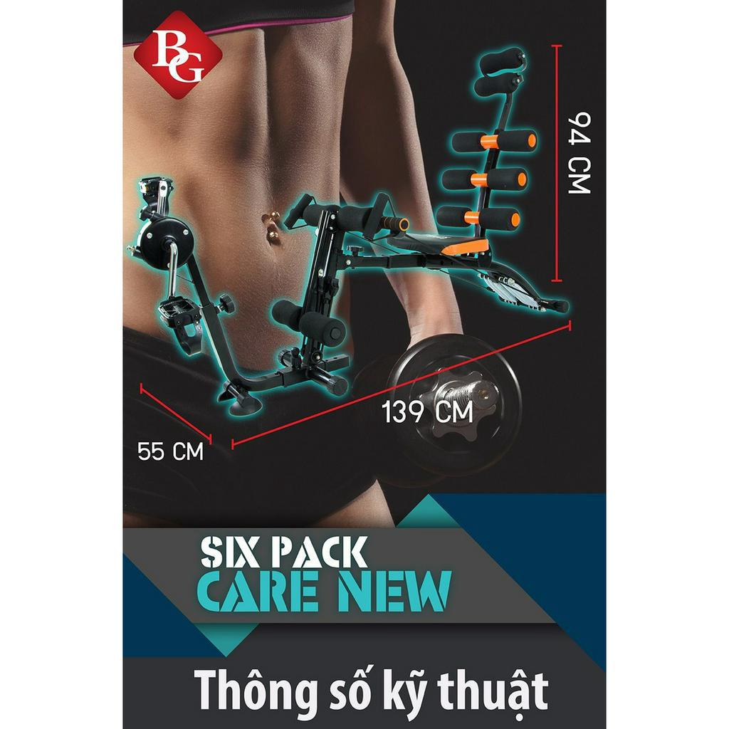 BG-MẪU HOT NHẤT 2023 Máy tập cơ bụng đa năng NEW SIX PACK CARE KM2018 phối hợp nhiều bài tập, thêm bộ bàn đạp đa năng