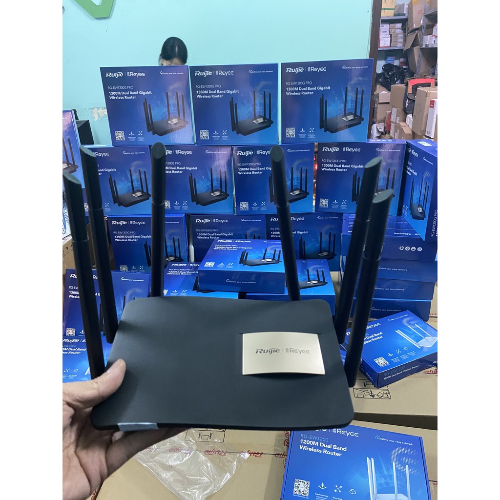 Bộ phát WiFi Ruijie RG-EW1200G PRO,Dual-band AC1300 và RG-WE1200, Dual band AC1200