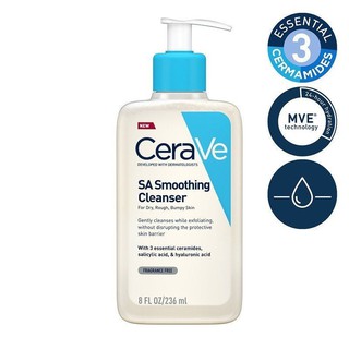 Sữa Rửa Mặt Cerave SA Smoothing Cleanser – 236ml