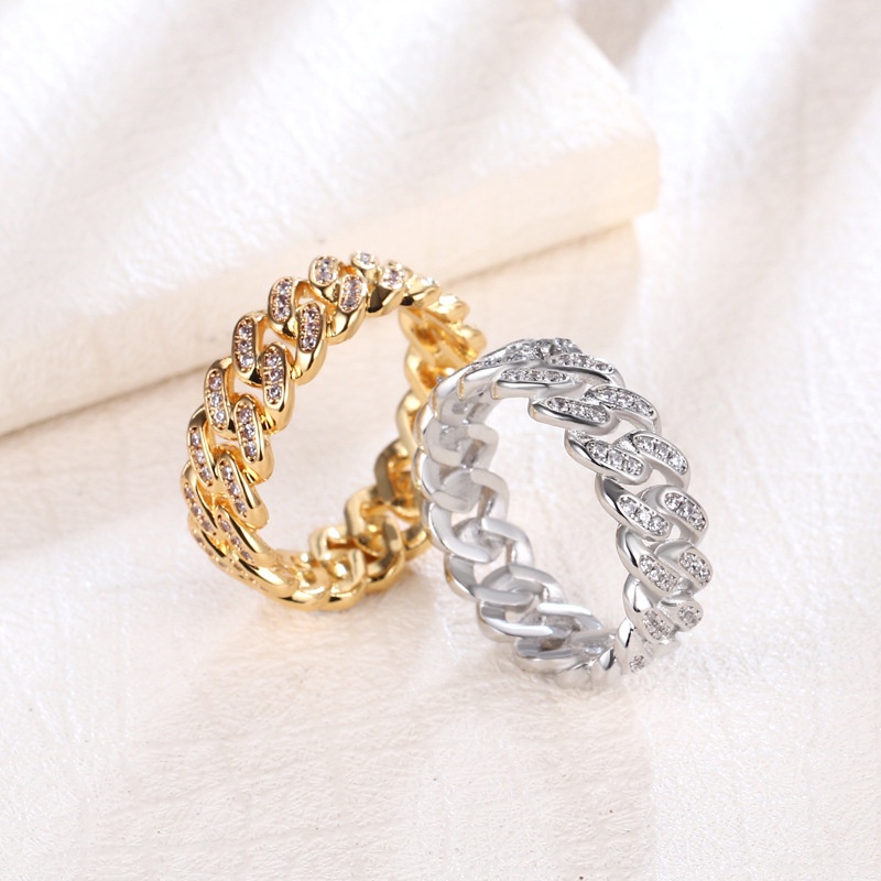 Nhẫn Nam Bạc Đính Đá Kamenra Đẹp Cá Tính Unisex HipHop Basic Ngầu Trơn Nam Lucifer Store Nhẫn Titan Kamenra đính đá Ring
