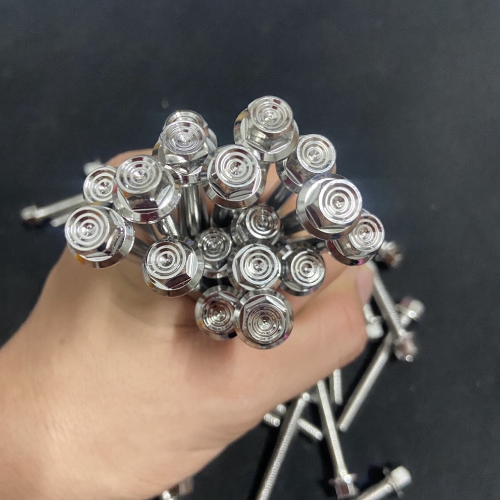 [HCM XẢ KHO MÙA DỊCH] Ốc inox 6ly10 SALAYA MẪU THÁI V2 sử dụng bắt hộp sên, cạt te, WAVE, DREAM, EXCITER, SONIC, FUTURE