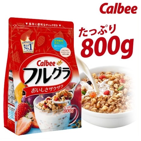 Ngũ cốc sấy khô Calbee 800g - Nhật Bản