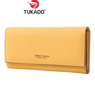 Ví Bóp Nữ Dài Cầm Tay PERFECT FOR YOU Chất Da Cao Cấp Cực Đẹp Nhiều Ngăn Tiện Dụng PFY02 - Tukado