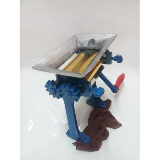 MÁY CÁN MỰC QUAY TAY BẰNG THAU.