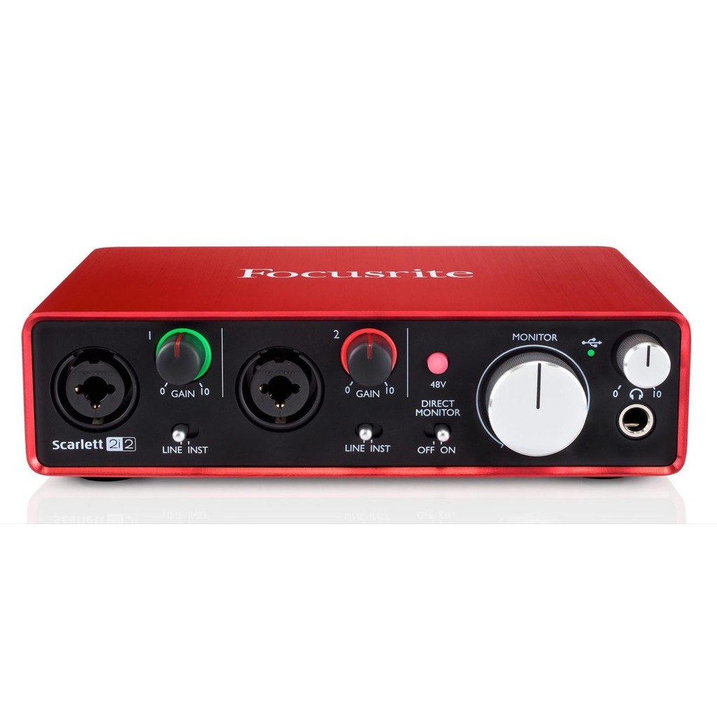 Sound card thu âm Focusrite Scarlett 2i2 Gen3