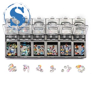 Hạt pha lê 3D lấp lánh đính móng nghệ thuật