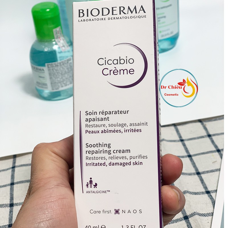 Bioderma Cicabio Crème ⚜️ CHÍNH HÃNG | CÓ TEAM ⚜️ Kem phục hồi da tổn thương Bioderma Cicabio Crème - 40ml