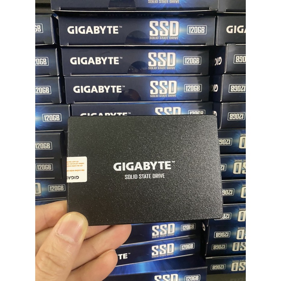 [Mã ELMS05 giảm 5% đơn 300k]Ổ cứng SSD Gigabyte 120GB SATA 2,5 inch (Đoc 500MB/s, Ghi 380MB/s)