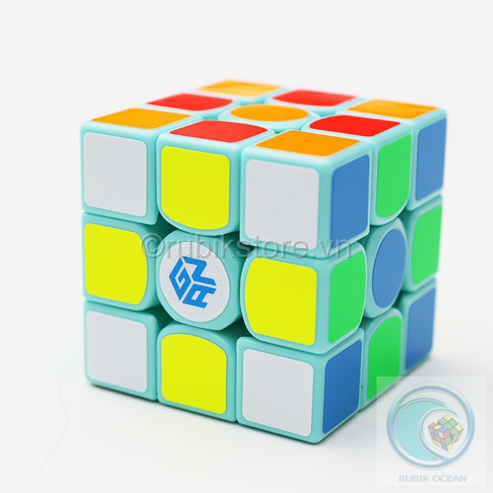 Đồ chơi Rubik 3x3 Gans 356 Air Mint green  bản giới hạn - Rubik Ocean