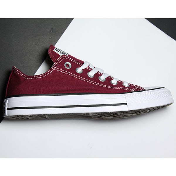 Giày Converse classic thấp cổ vải đỏ đô CTVD05