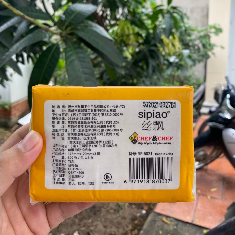 Khăn Giấy Lụa Premier hộp 180 tờ 2 lớp/ Elène 3 Lớp / YU XIAN / Gấu Trúc Sipao