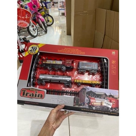 Đồ chơi trẻ em, bộ đồ chơi lắp ghép, ráp đường ray  tàu hỏa xe lửa dễ dàng lắp ráp, giá siêu rẻ, 20 chi tiết