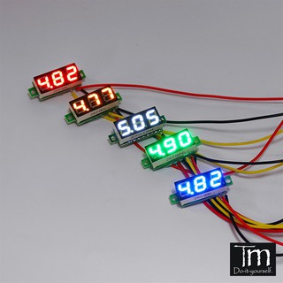 Vôn Kế 3 Dây 0.28 inch Mini 0-100V