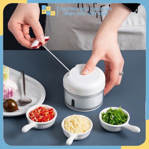 Máy Xay Tỏi Ớt Mini Cầm Tay Đa Năng 88172  Lamon Store