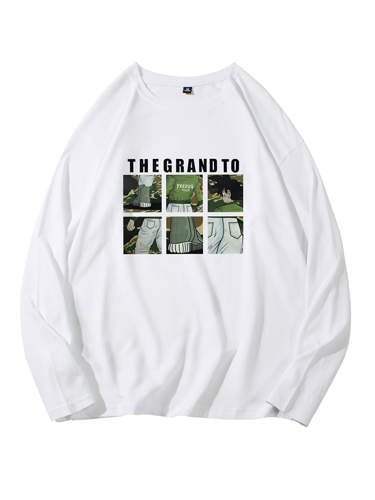 Áo phông tay dài unisex The Grandto AD172 form rộng nam nữ  thun phong cách hiphop trẻ trung sành điệu cho nam | WebRaoVat - webraovat.net.vn