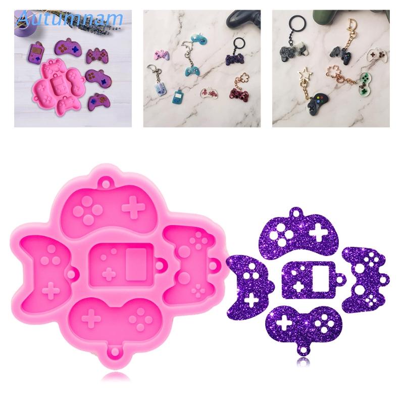 Khuôn Silicone Làm Móc Khóa Hình Bàn Phím Chơi Game