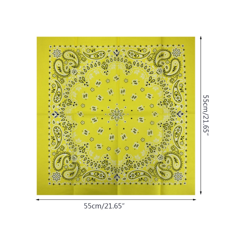 Khăn Trùm Đầu Họa Tiết Hoa Nhiều Màu Sắc Phong Cách Bohemian