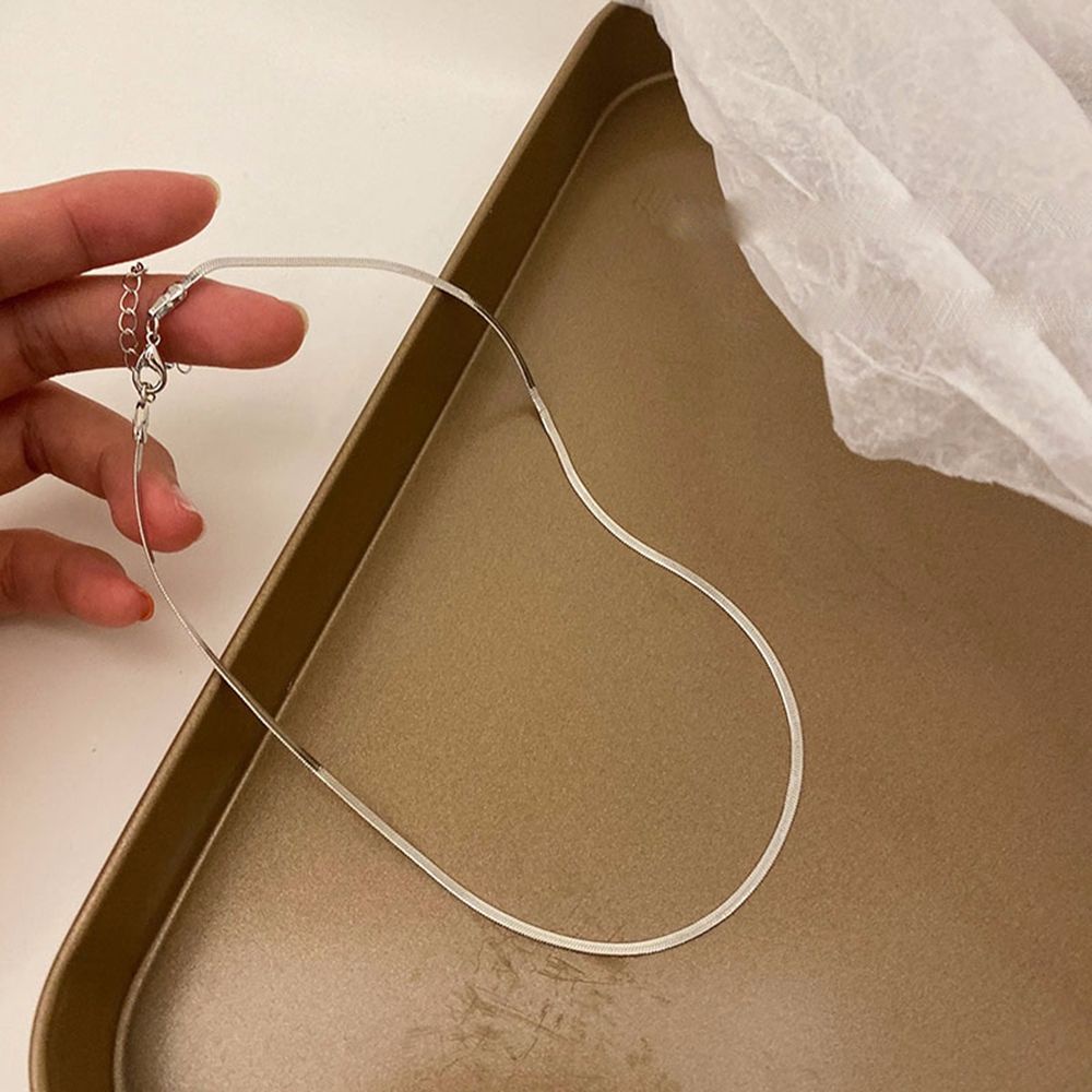 Vòng cổ Hợp Kim Ngắn Hai Lớp Phong Cách Hàn Quốc Thanh Lịch Dành Cho Nữ