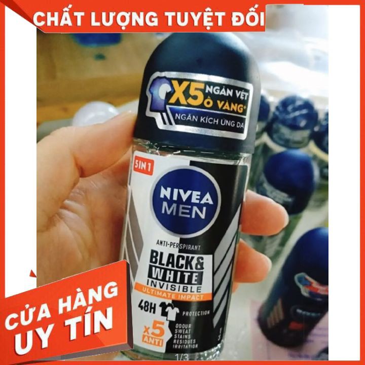 [chính hãng] Lăn Khử Mùi Nam Nivea Men 50ml đủ loại dành cho nam giới  khử mùi giảm tiết mồ hôi  mùi thơm mạnh mẽ