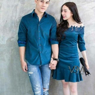 Đồ đôi - áo đôi - áo váy đôi trễ vai - lovicouple - có feedback