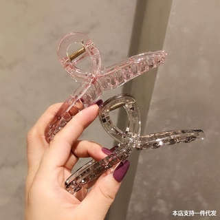 Kẹp tóc trong suốt cỡ lớn phong cách hàn quốc thời trang cho nữ