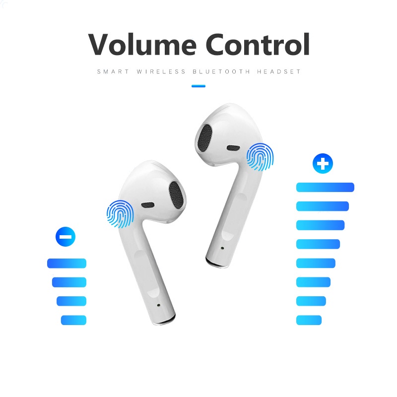 Tai Nghe Bluetooth Không Dây I12 Tws Có Hộp Sạc Cho iPhone Android