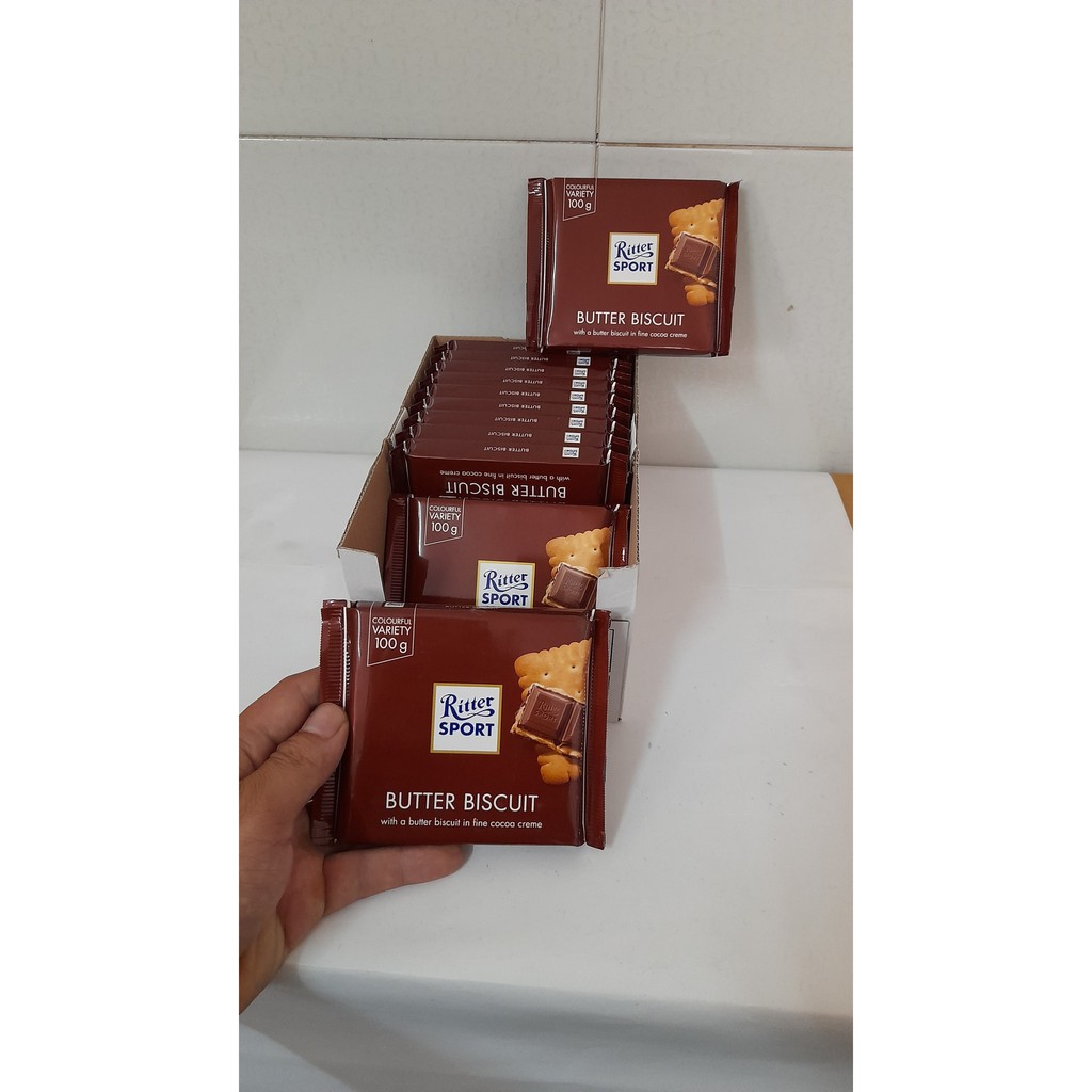 (Nhiều vị) Socola hiệu Ritter Sport Đức 100g