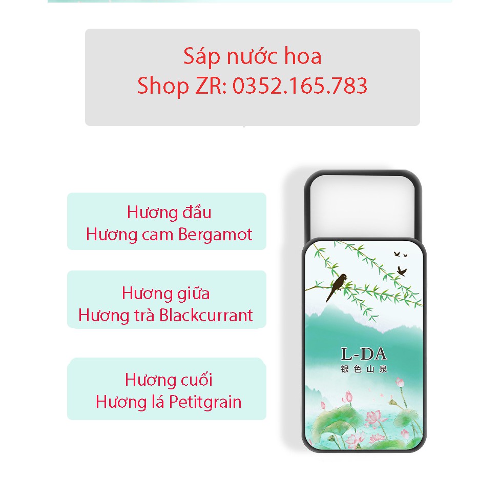 Nước hoa dạng sáp lâu trôi dành cho nam và nữ