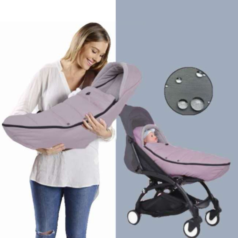 Túi Ngủ Mùa Đông Dạng Bao Thư Thoáng Khí Quấn Bé Sơ Sinh