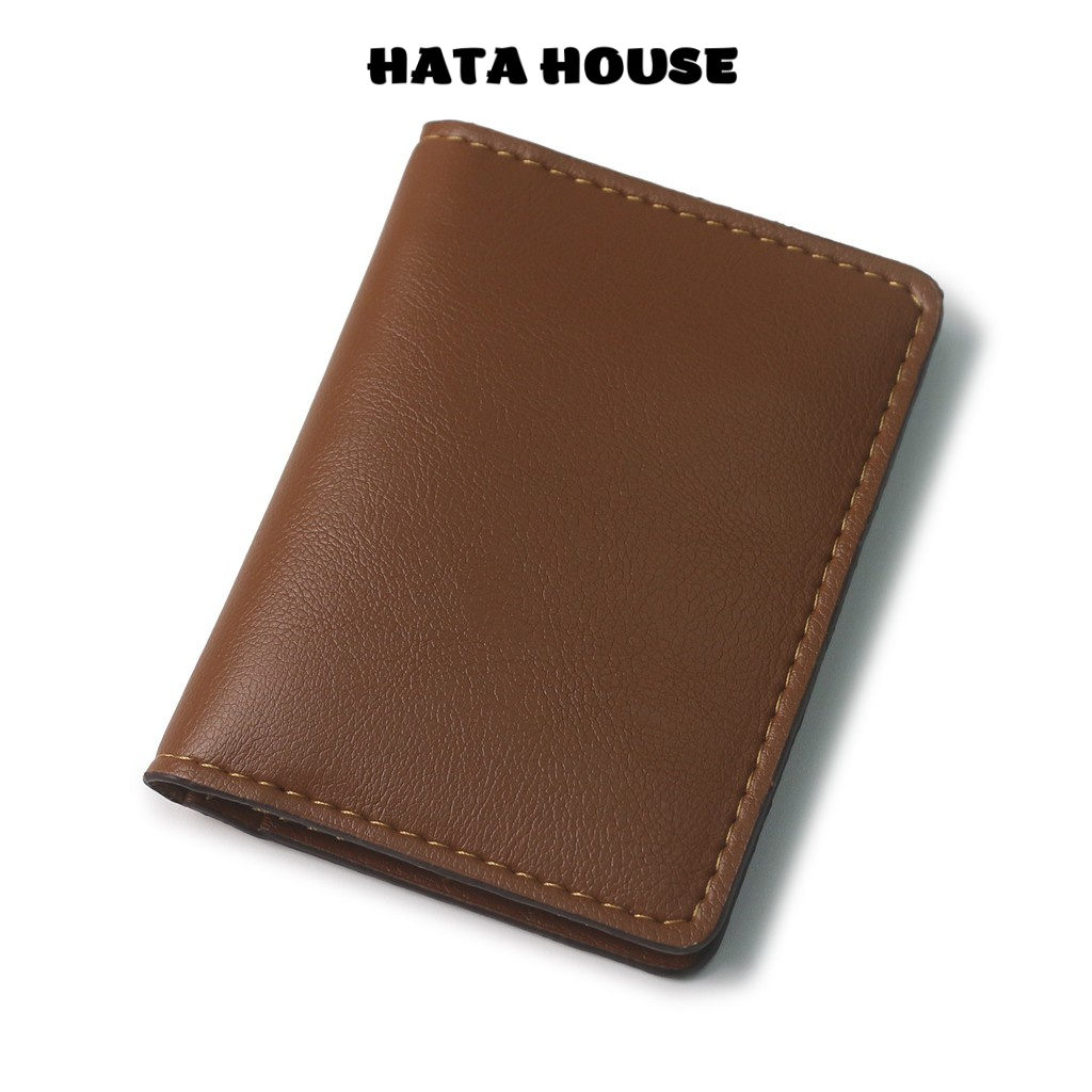 Ví Mini Nam Nữ,Công Sở Để Thẻ ATM Card Visit Tiền Mặt,da tổng hợp-HATA HOUSE