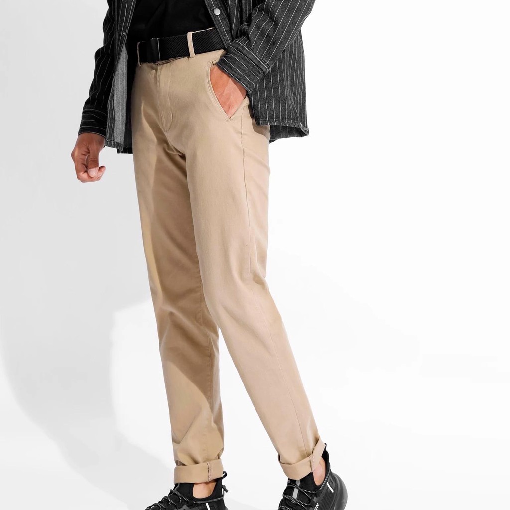 Quần Kaki Nam ICON DENIM Slim-fit In Basic