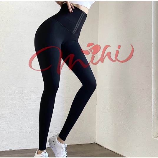 Quần Tập Gym Yoga Nữ Thiết Kế Gen Nịt Bụng Latex Cao Cấp, Thu Gọn Vòng Eo Nâng Mông