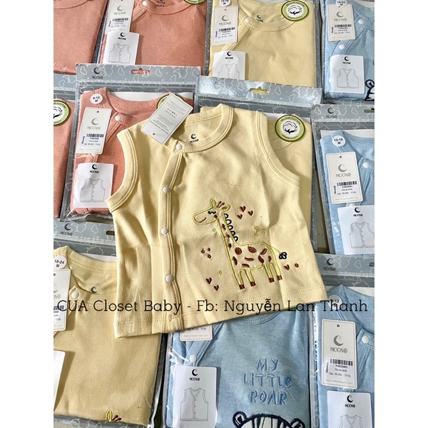 Áo ghi lê Moon chất siêu mềm cho bé