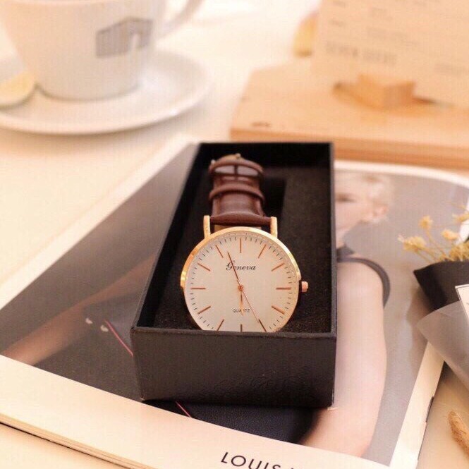 Đồng Hồ Nam Geneva Platinum Cao Cấp Khung Thép Chống Gỉ Mạ Vàng Ánh Kim Tinh Xảo | BigBuy360 - bigbuy360.vn