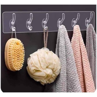 Thanh 6 móc dán tường siêu chắc