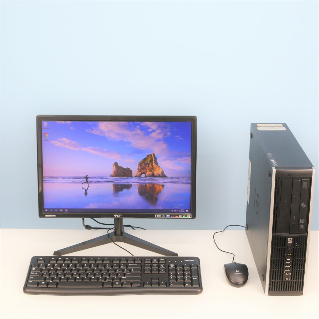 Máy Tính Cũ Tiny PC HP 8100 sff I3 RAM 8GB SSD 128GB Cấu Hình Đa Dụng cho làm việc học tập và shop bán hàng online