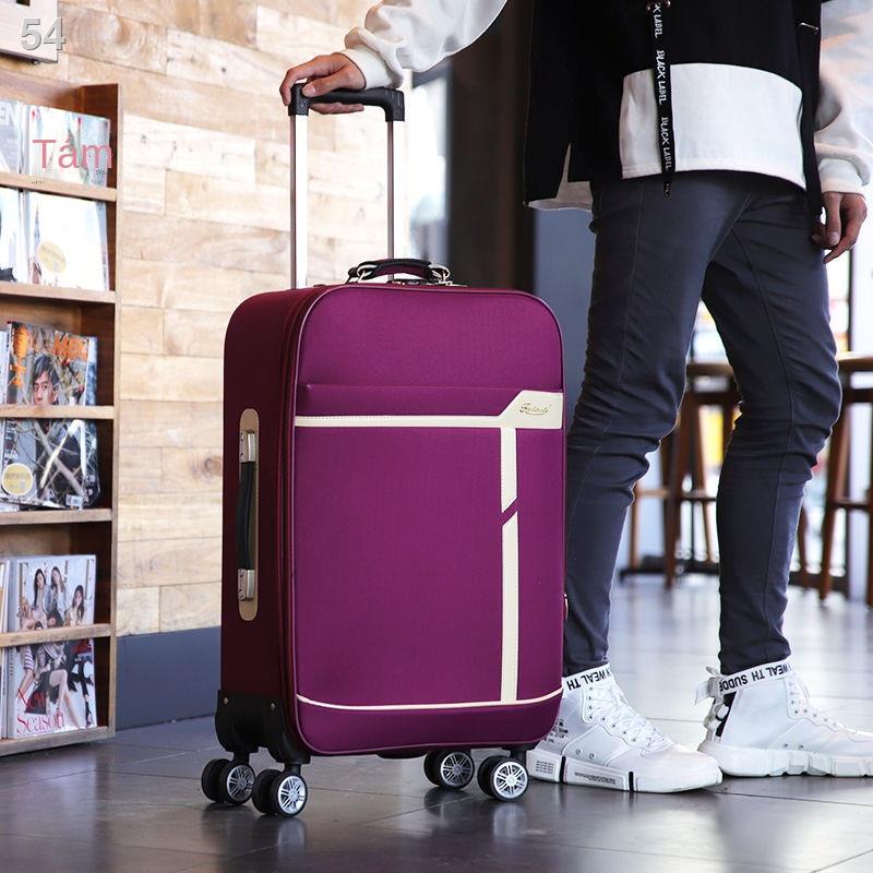 （Hộp kéo）Hộp vải 24 inch đựng mật khẩu kinh doanh nữ Phiên bản Hàn Quốc của Oxford 28 Vali dung tích lớn 20 xe đẩy nam