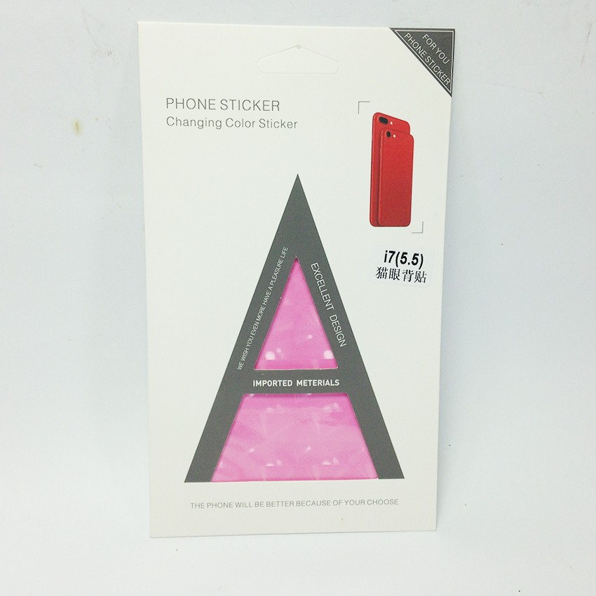 Miếng dán skin dành cho iPhone7 (hồng)